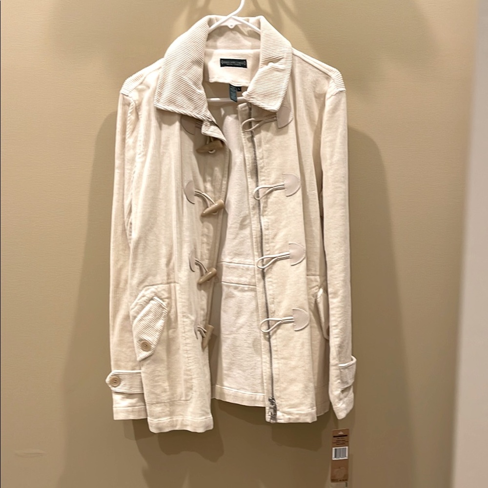 Ralph Lauren’s  Cream Lightweight Coat. L